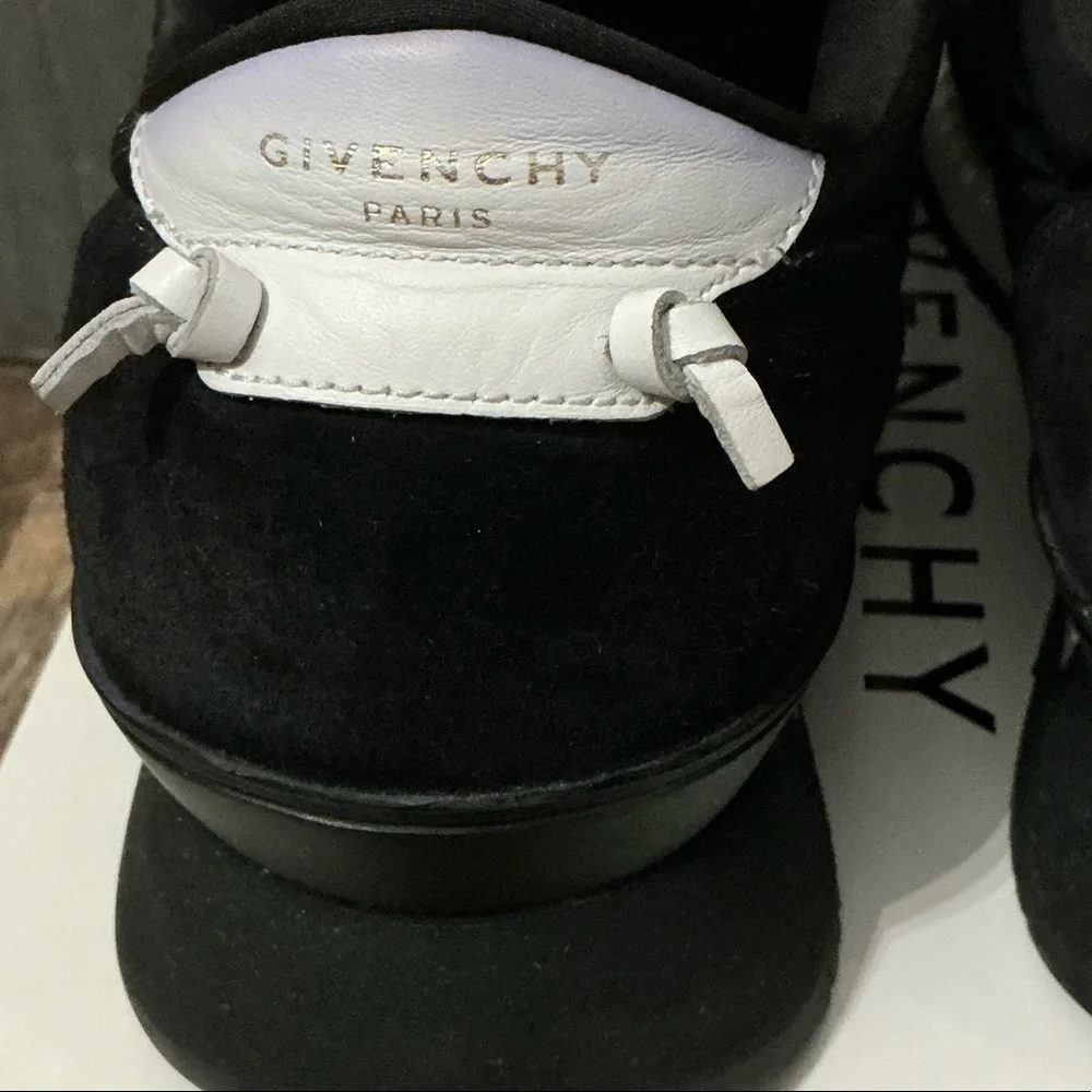 Givenchy Active Runner Elastic Sneakers Black & White - Men’s Size EU 45/US 12